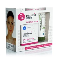 Panthenol Extra Day Cream Ενυδατική Κρέμα Ημέρας SPF15, 50ml & Δώρο Hand Cream / Lip Stick με Άρωμα Aloe Vera 25ml